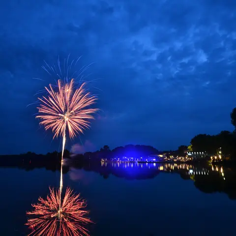 Münster Aasee Sendfeuerwerk